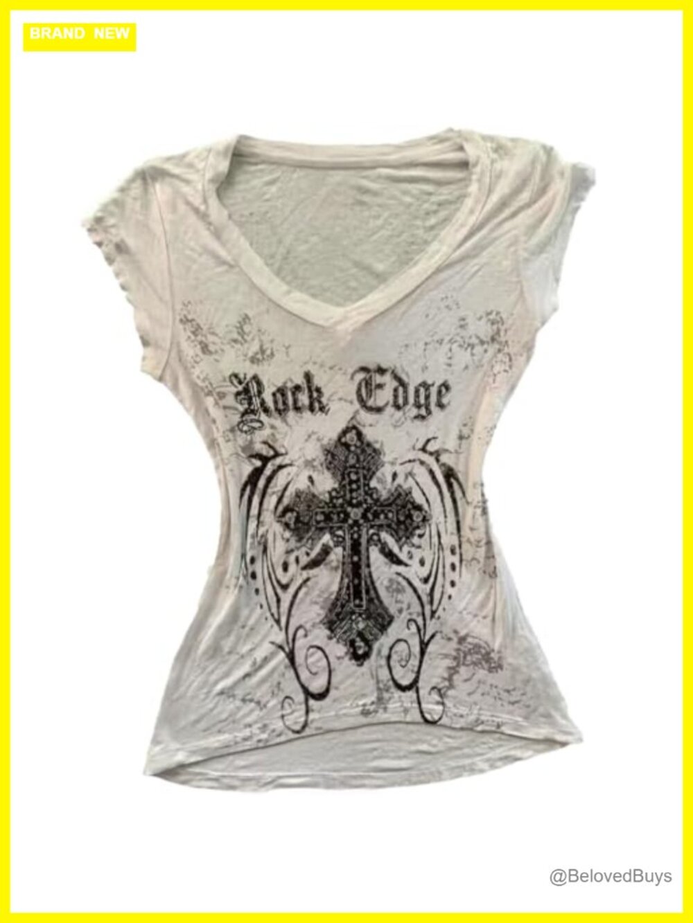 Y2K Grunge Short Sleeve Polyester Crop Top 2000s Streetwear